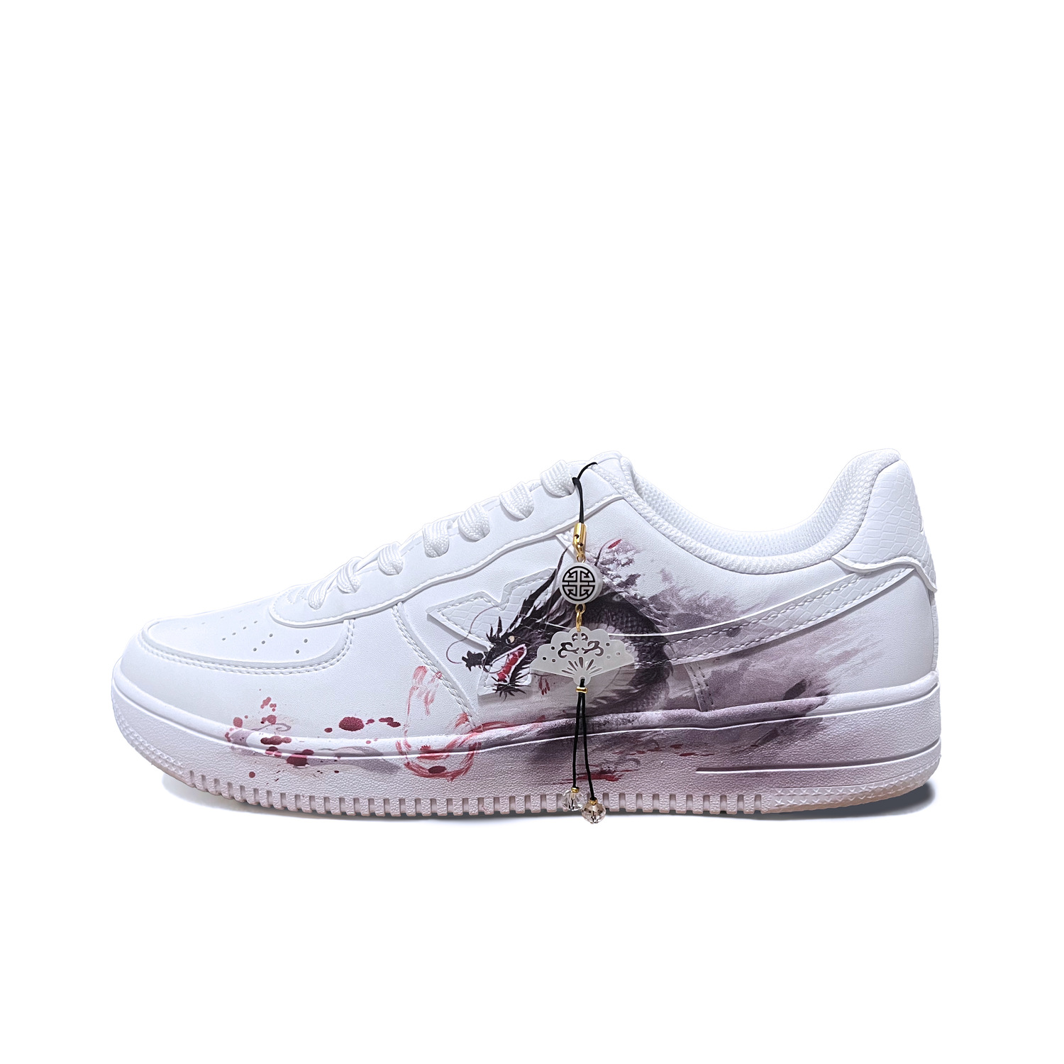 

XTEP Кроссовки Air Force One Cushioning, износостойкие, дышащие, низкие, для скейтбординга, мужские, белые