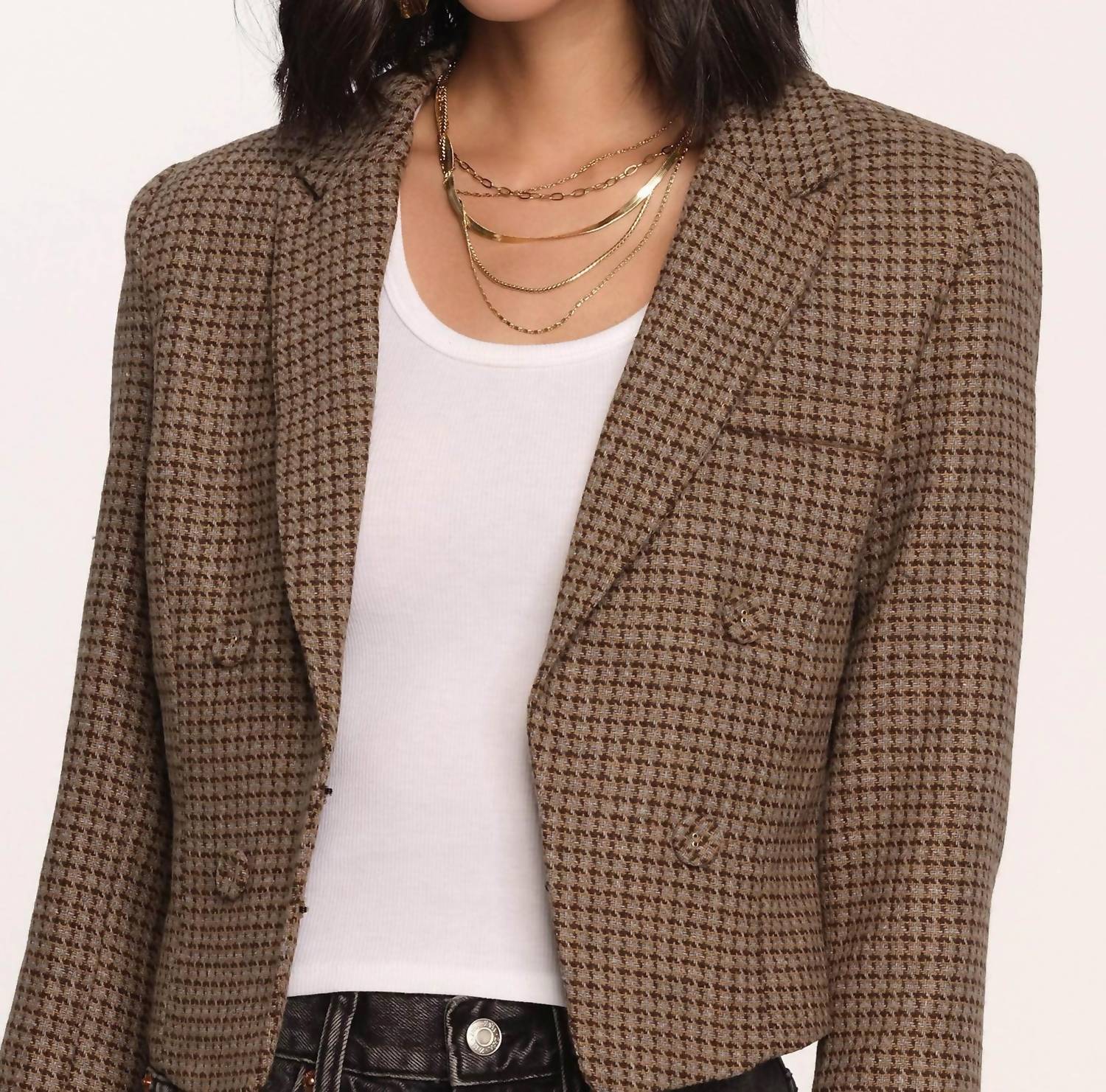 

Блейзер Lupin в ореховом цвете heartloom, цвет walnut