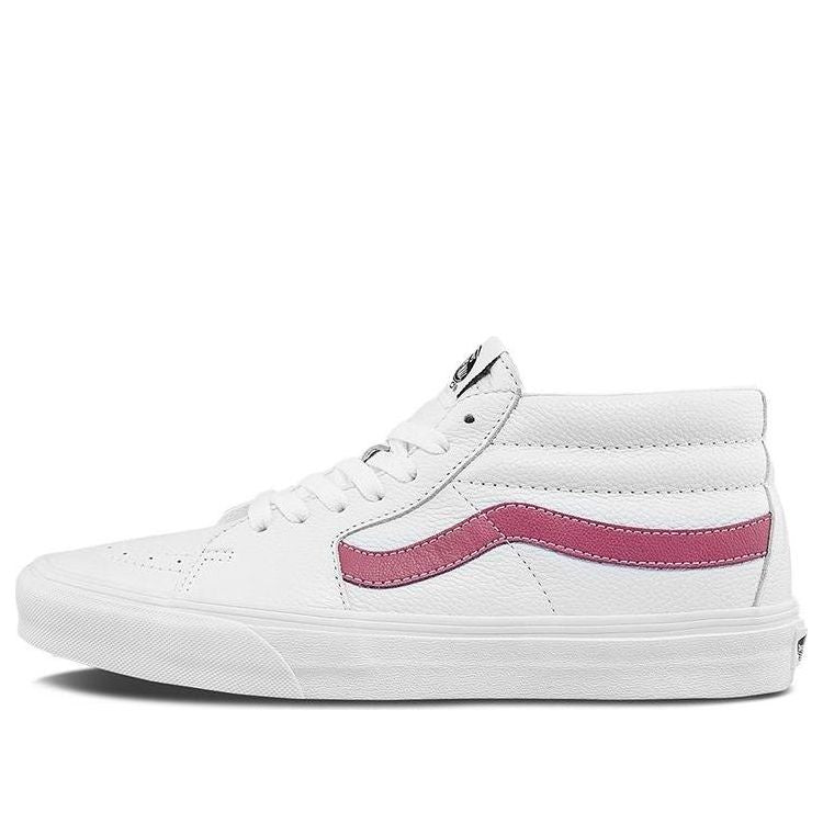 

Кеды Vans Unisex Sk8-Mid Mid-Top Sneakers White/Red, красный