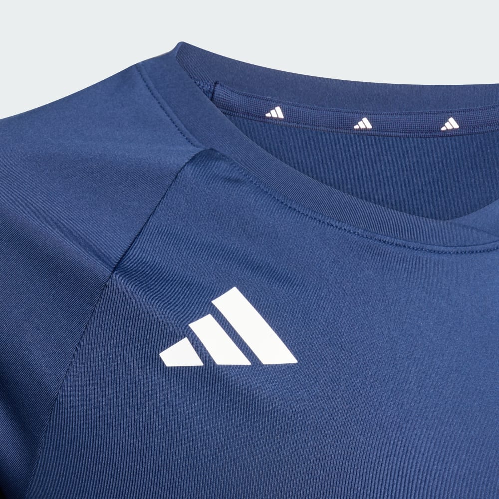 Джерси Adidas HILO Short Sleeve Volleyball Jersey Kids, цвет Team Navy Blue 2 — фото 4