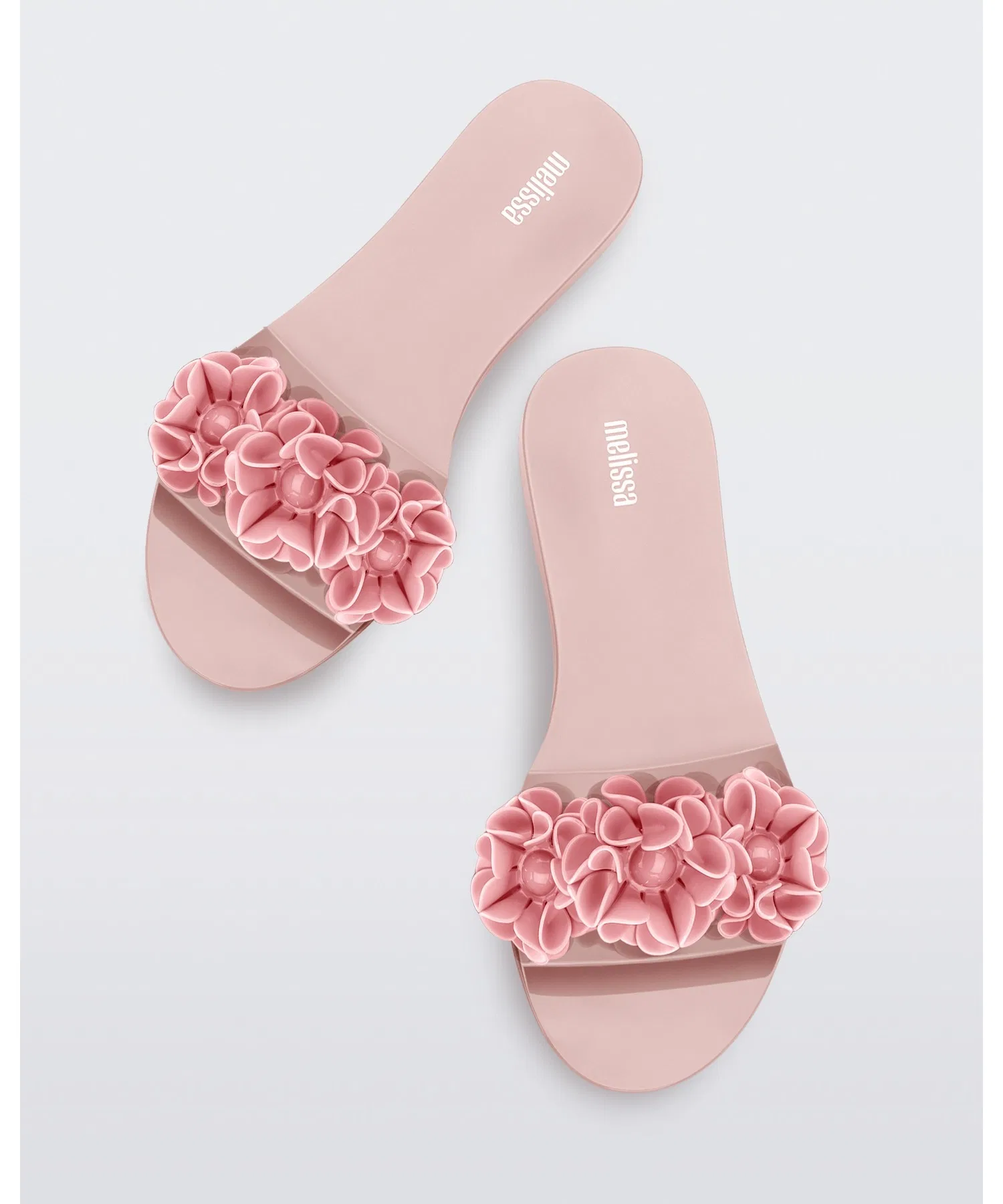 Женские сандалии MELISSA BABE SPRINGTIME с цветочным принтом розовые