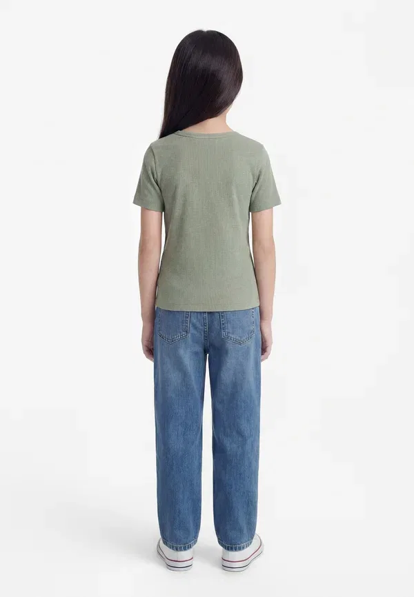 Футболка Name It Nmmkab ss top noos basic t-shirt, тень — фото 2