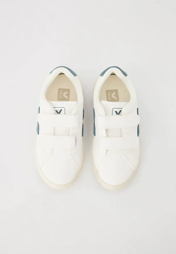 Маленькие кроссовки унисекс esplar Veja, White/Blue — фото 4