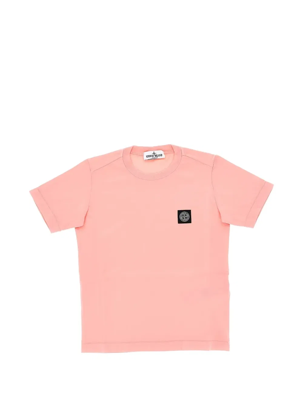 Футболка с аппликацией Stone Island Junior, розовый