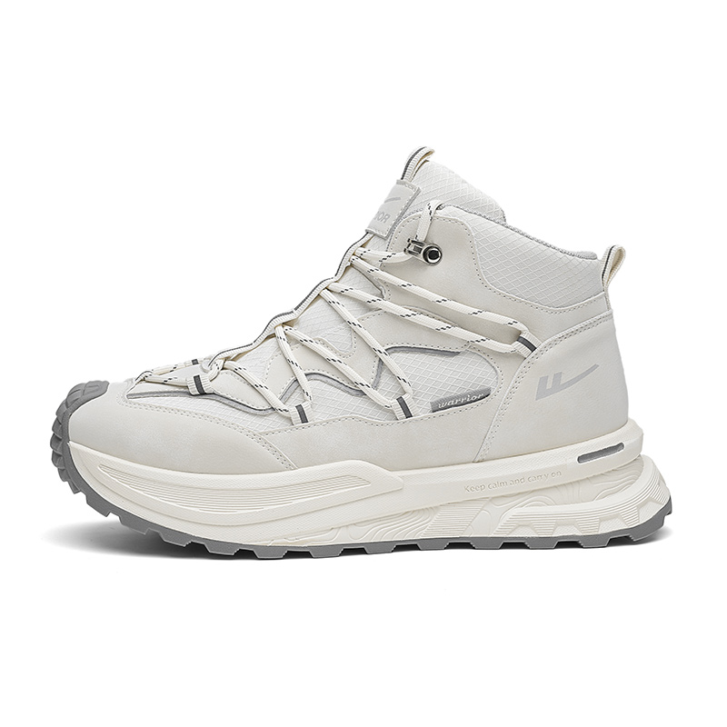 

Высокие повседневные кроссовки для мужчин с увеличенной высотой и устойчивостью к истиранию WARRIOR, бежевый