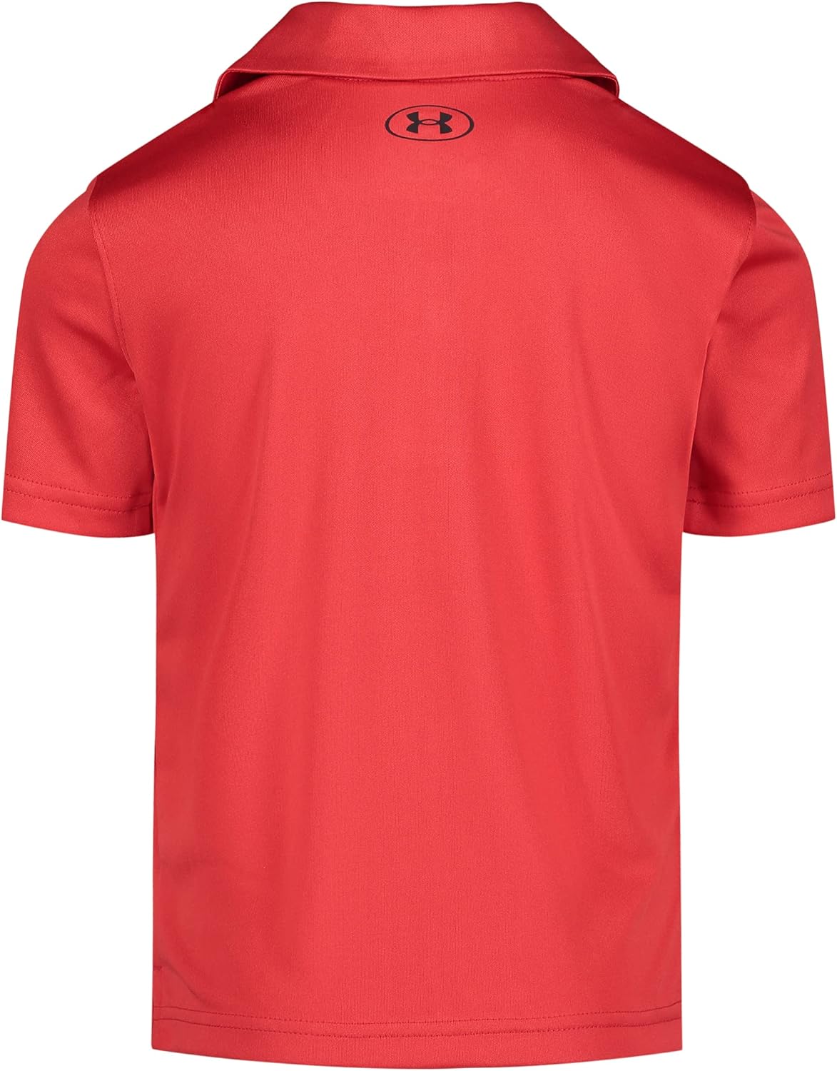 Under Armour Baby-Boys футболка-поло с коротким рукавом, воротник, логотип на груди, мягкая и удобная, Red - Core — фото 2