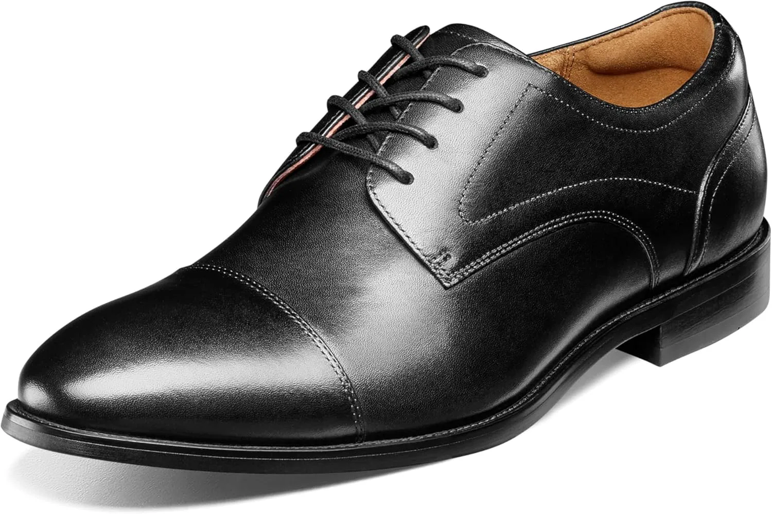 Мужские оксфорды Florsheim Rubano с кап-то носком, черный