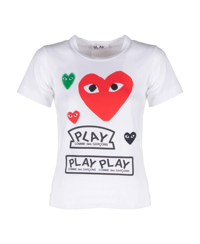 

Футболка Comme Des Garçons Play, белый