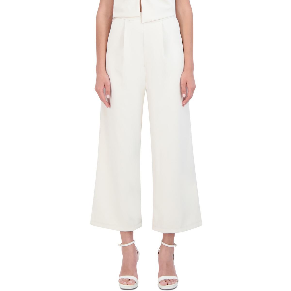 

Женские плиссированные брюки из полиэстера BCBG, цвет natural