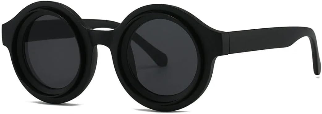 

Модные винтажные круглые солнцезащитные очки для женщин и мужчин, солнцезащитные очки в стиле панк, роскошные дизайнерские классические очки в стиле стимпанк с защитой от УФ-излучения UV400 SZVVBKK, Black Black