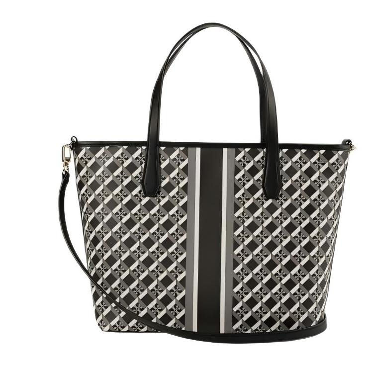 

TORY BURCH Сумка-шоппер из пвх, переносная сумка через плечо, маленькая женская сумка через плечо black