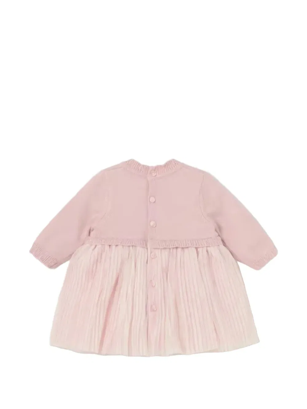 Платье в складку Max Mara Kids, розовый — фото 2