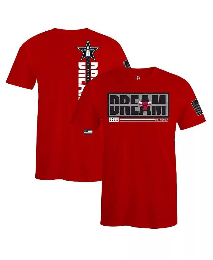 

Футболка мужская и женская x Black History Collection красная Chicago Bulls FISLL