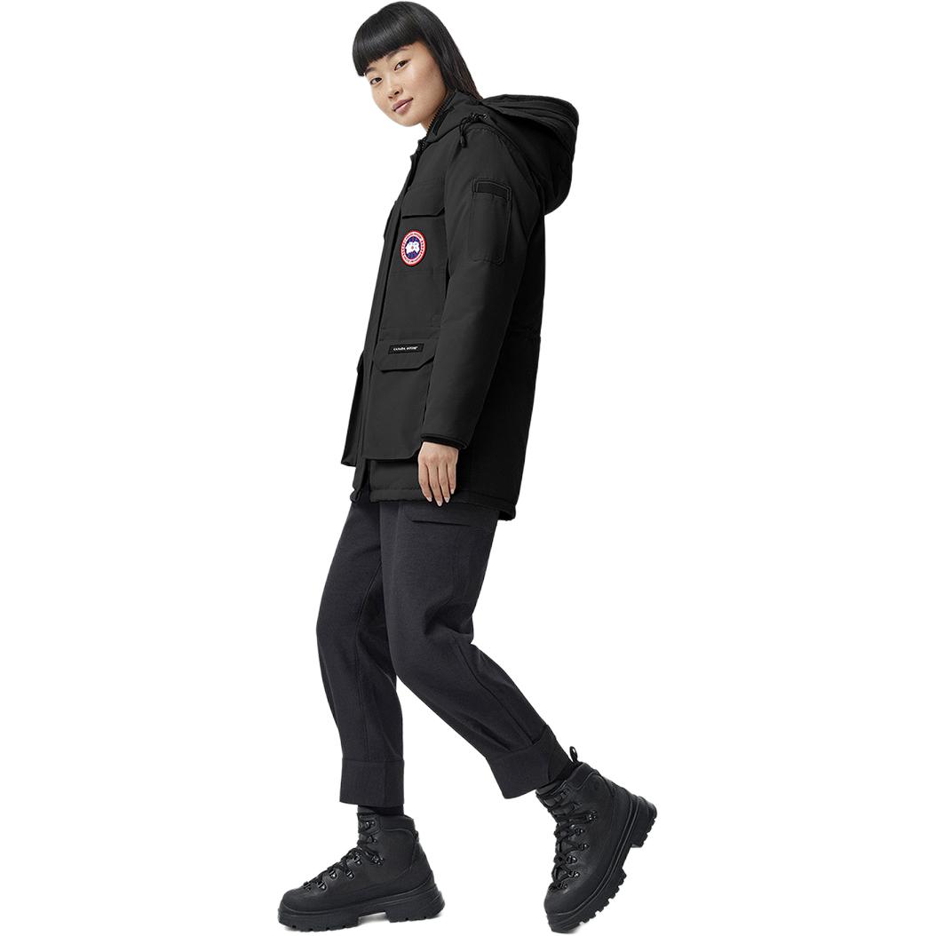 Canada Goose Женская экспедиционная парка классического кроя в синем цвете, Black — фото 4