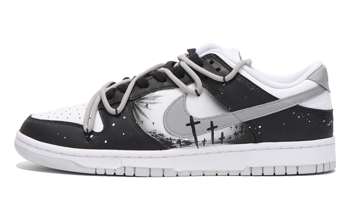 

Кроссовки Nike Dunk Skateboard Shoes Men Low-Top Gray, Серый, Кроссовки Nike Dunk Skateboard Shoes Men Low-Top Gray