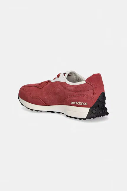 Кроссовки детские 327 замшевые New Balance, синий — фото 3
