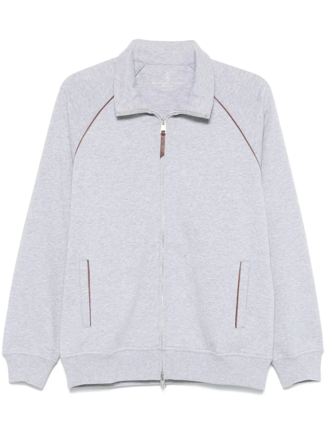 

Brunello Cucinelli меланжевая толстовка, серый