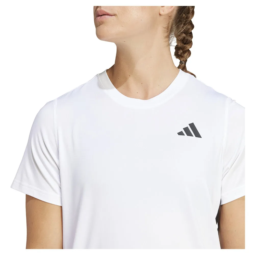 Футболка с коротким рукавом спортивная adidas Train Essentials 3 Stripes Workout, белый — фото 4