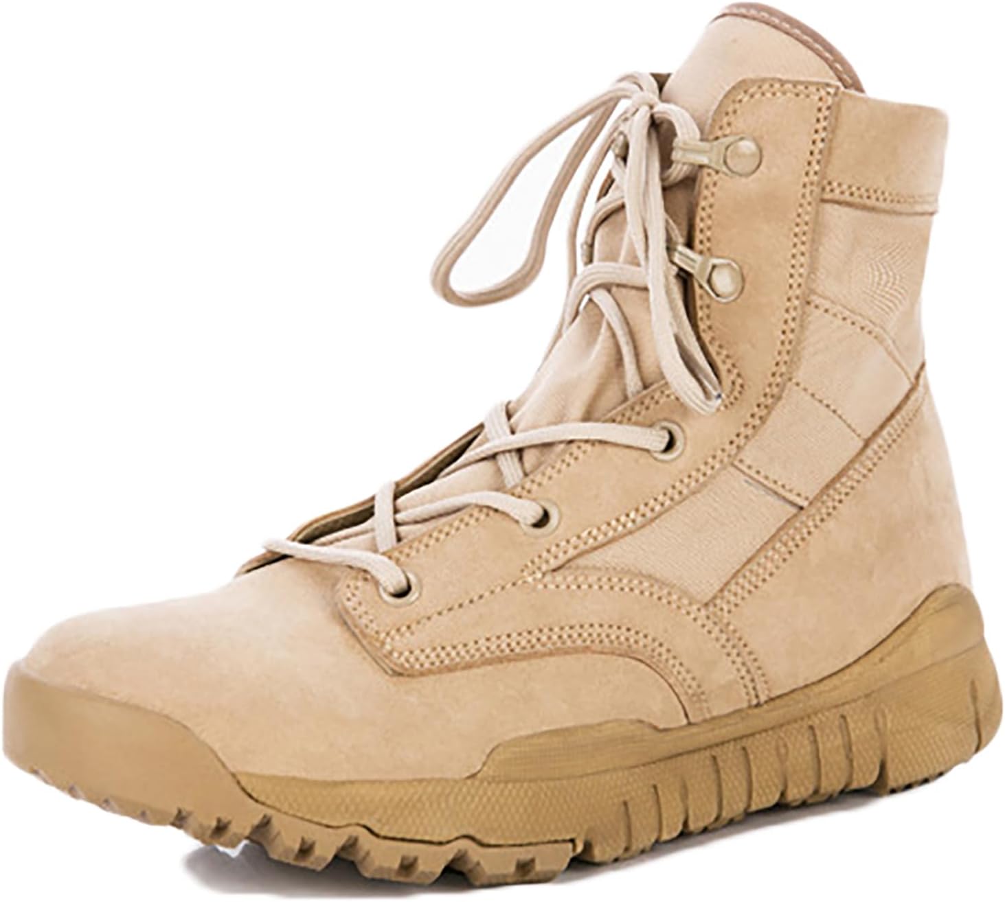 

Мужские походные ботинки для улицы, кемпинга, шнуровка, армейские тактические ботинки для боевых и туристических походов, черные, размер 38 Qaxzesa