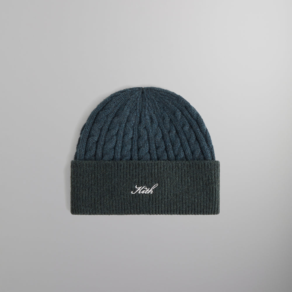 

Шапка Kith Cable Knit Mia Beanie, цвет Stadium