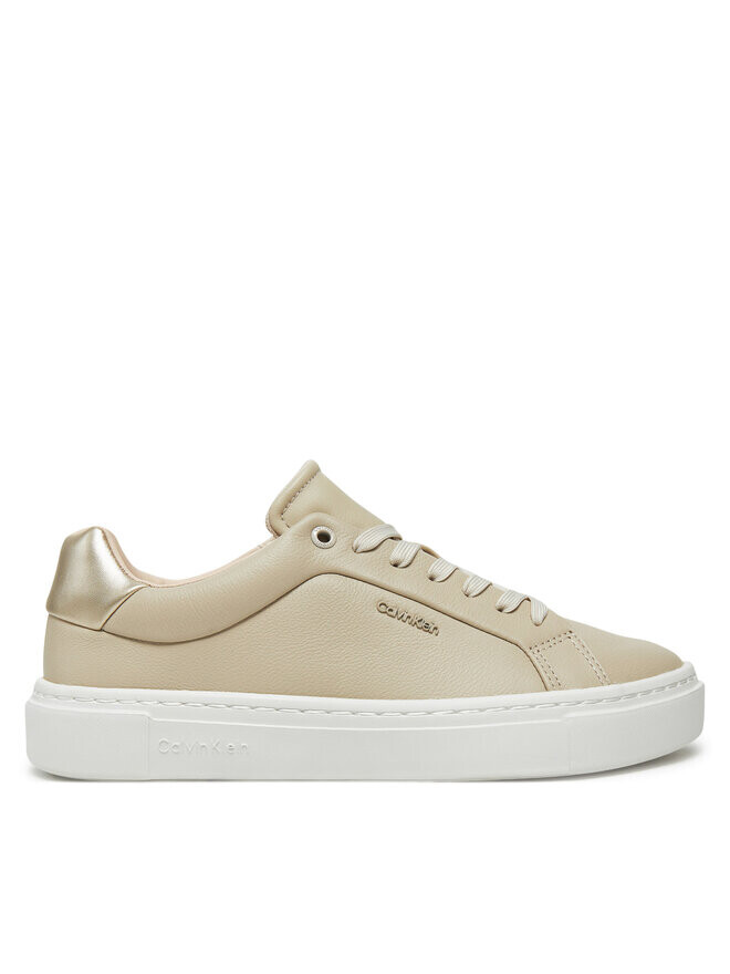 Кроссовки Calvin Klein Cupsole Lace Up W/Ml HW0HW02288, экрю
