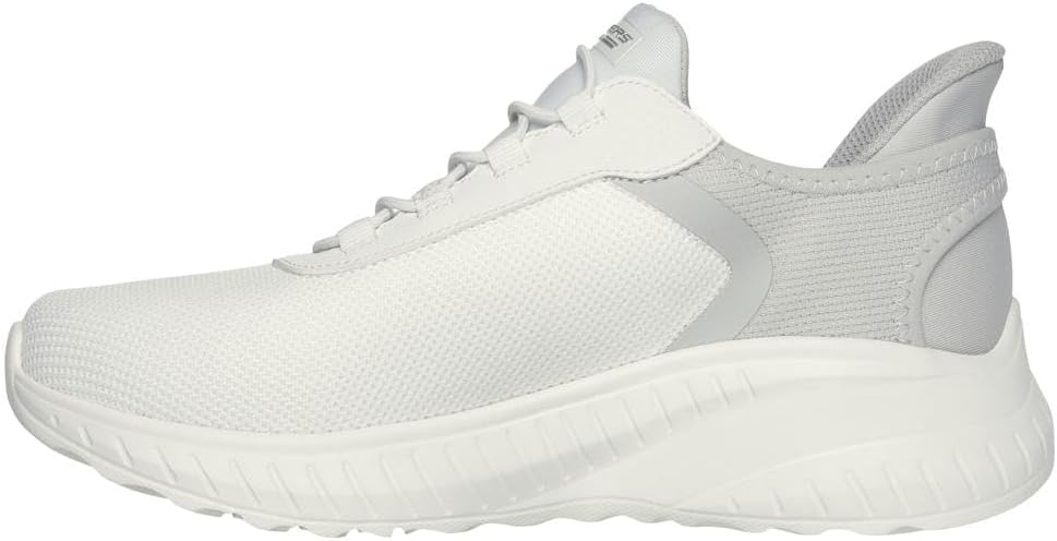 Мужские кроссовки Skechers Squad Chaos - Прочные слипоны для легкой ходьбы без использования рук, слоновая кость — фото 4