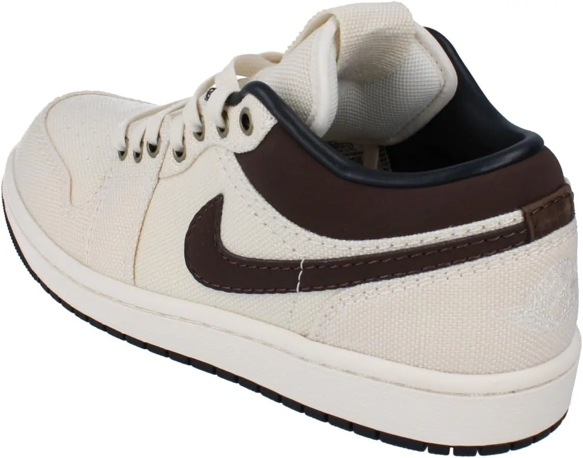 Мужские кроссовки Air Jordan 1 Low Premium Nike, коричневый/темно-коричневый/слоновая кость — фото 2