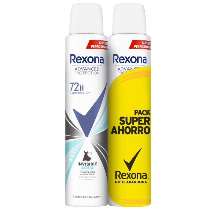 

Дезодорант Desodorante Advanced Invisible Aqua Rexona, 200 ml