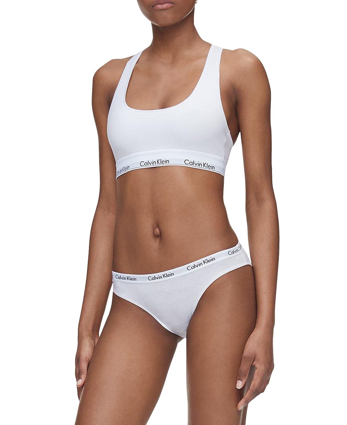 Женское хлопковое нижнее белье, трусы из 3 штук QD3588 Calvin Klein — фото 4