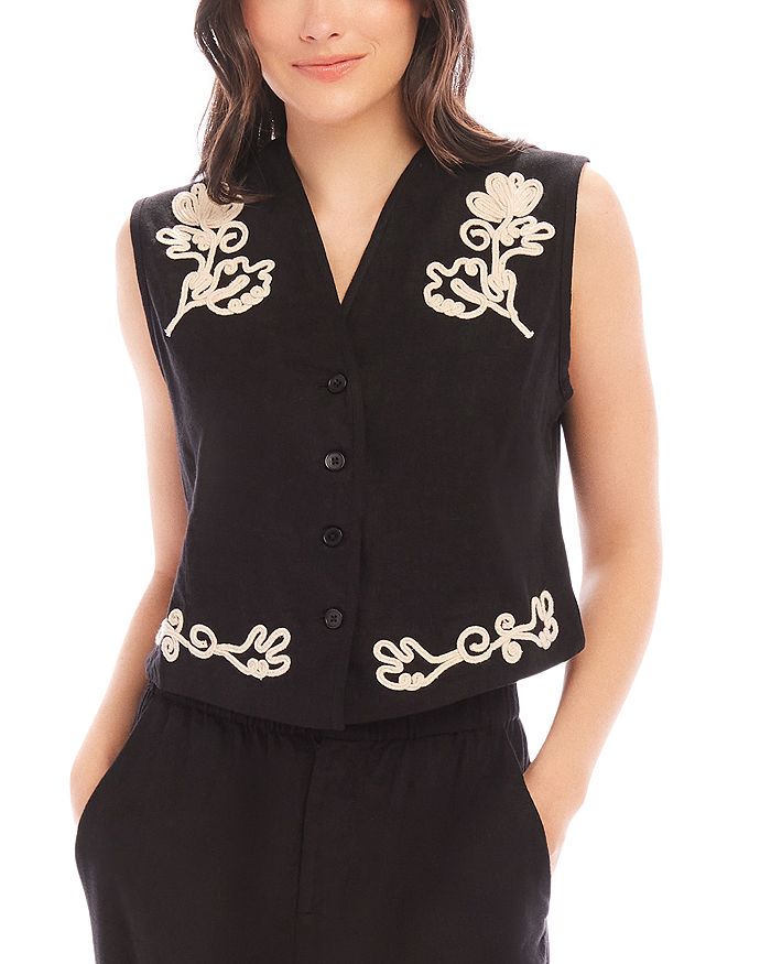 

Жилет Mira Rope Stitch Fifteen Twenty, черный