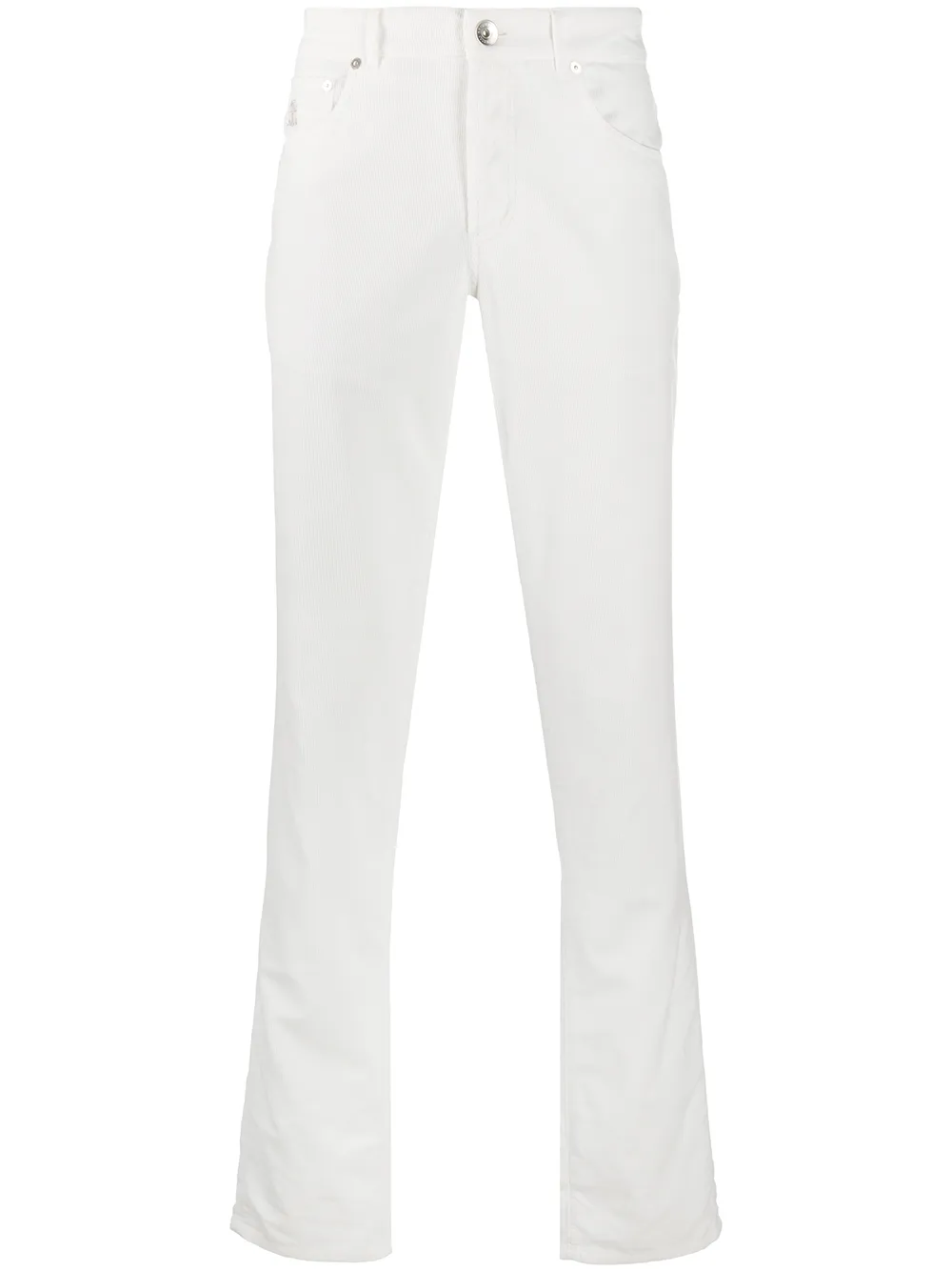 

Прямые джинсы Brunello Cucinelli, белый