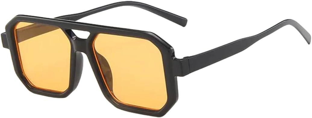 

Ретро-солнцезащитные очки с двойной перемычкой для женщин, модные очки в маленькой оправе, трендовые солнцезащитные очки с градиентным переходом для мужчин, классические очки TVTBBVV, A