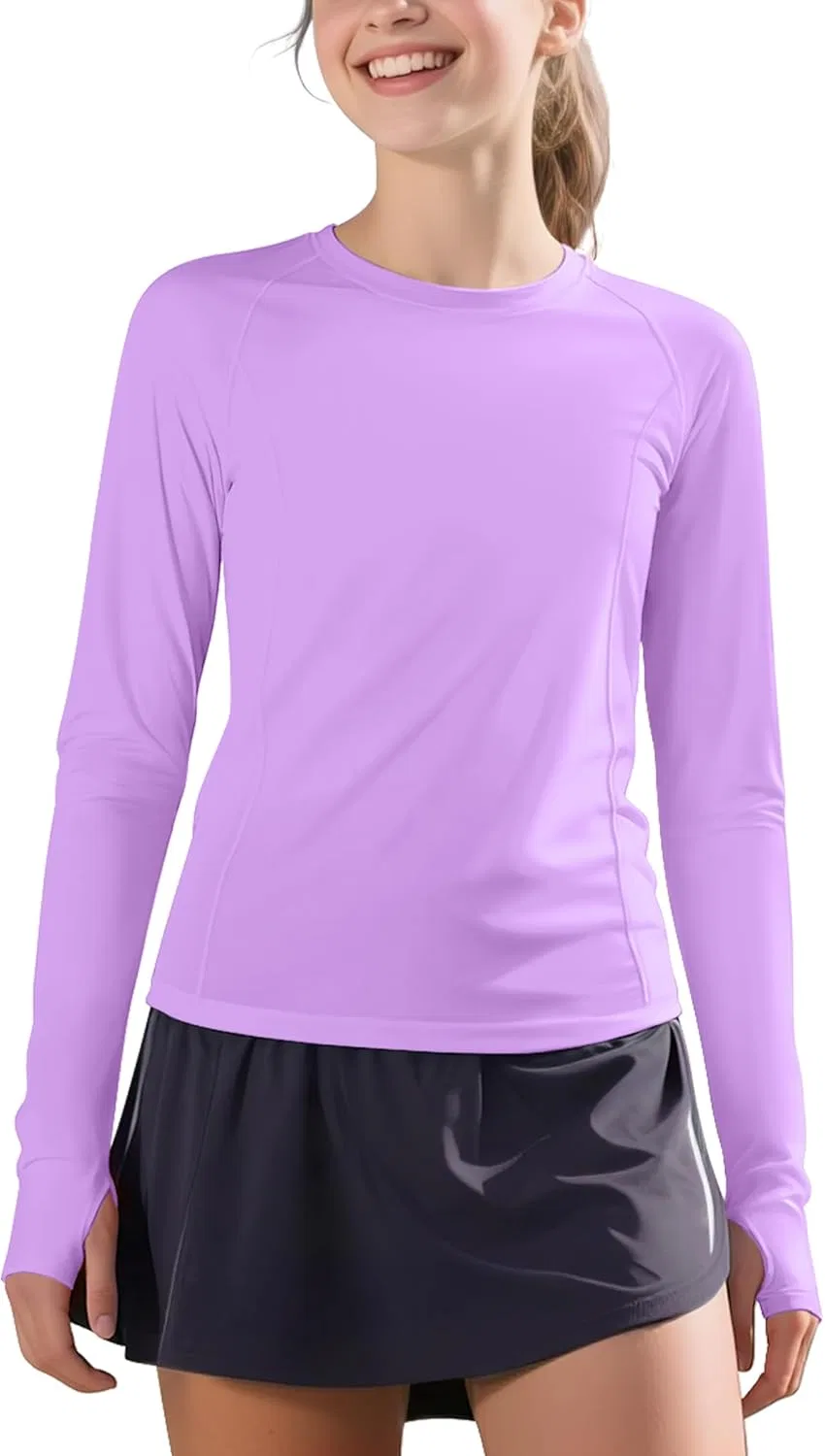 Футболка с длинным рукавом JOCMIC, Light Purple