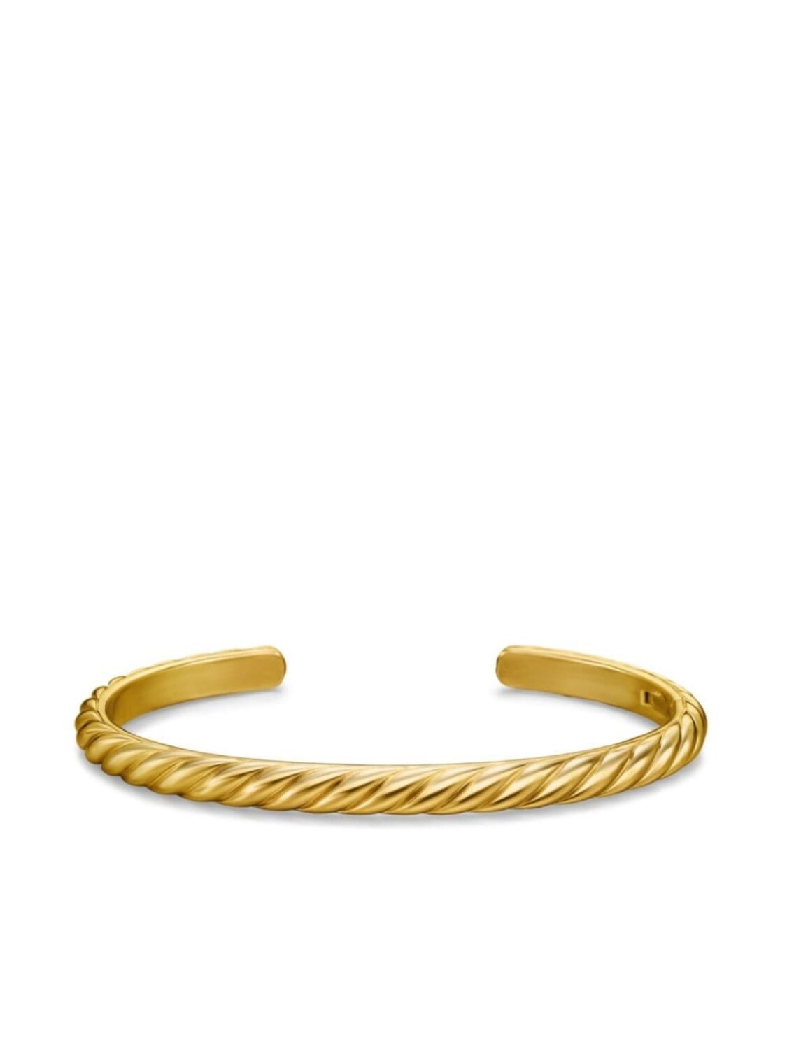 

Браслет-манжета Sculpted Cable из 18-каратного желтого золота David Yurman, золотой