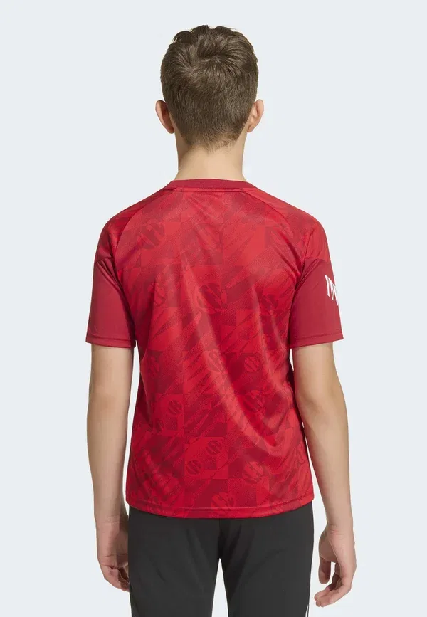 Футболка предматчевая Liverpool FC 26/27, Adidas Performance, активный бордовый/ярко-алый — фото 3