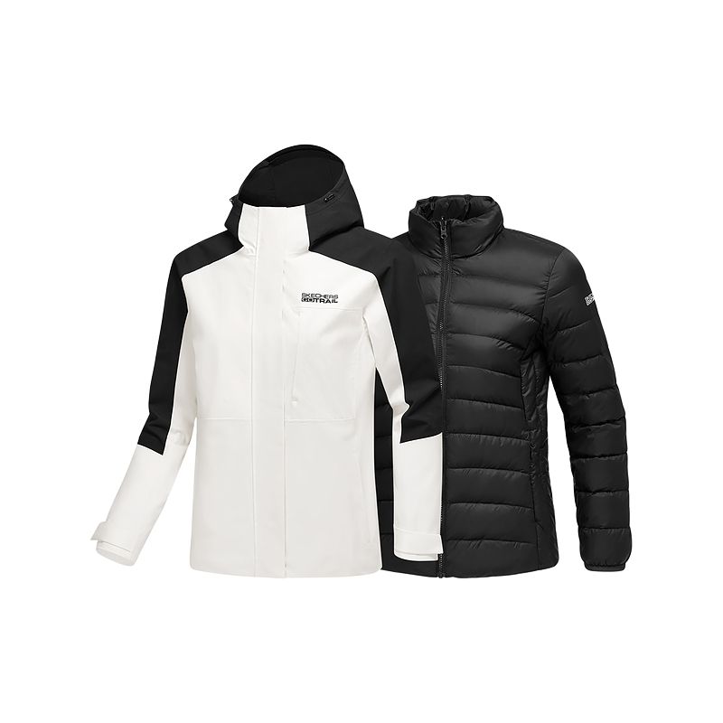 

Skechers Водонепроницаемая дышащая износостойкая утепленная ветровка женская, Marshmallow White/0074