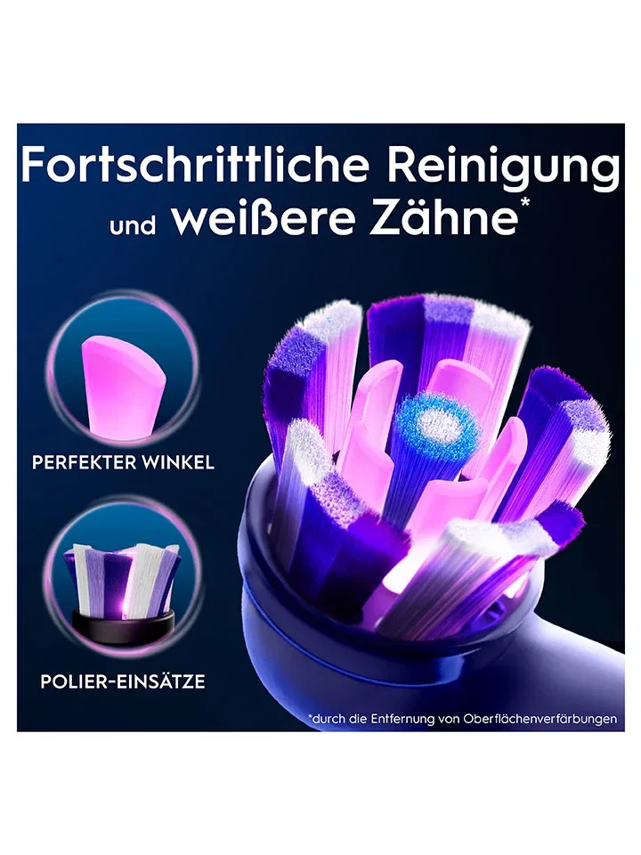 Набор сменных насадок Radiant White Oral-B белый — фото 3