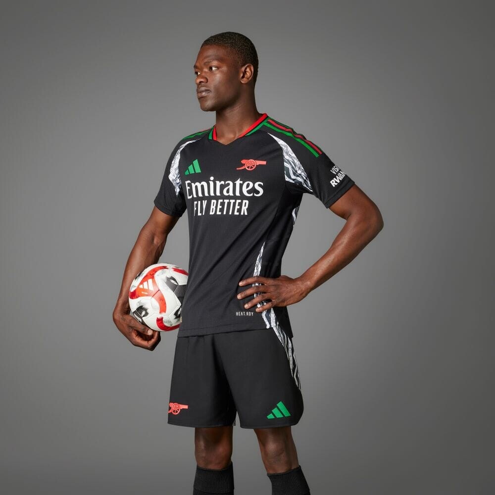 

Униформа Adidas Arsenal 24/25 Away Authentic Jersey, черный