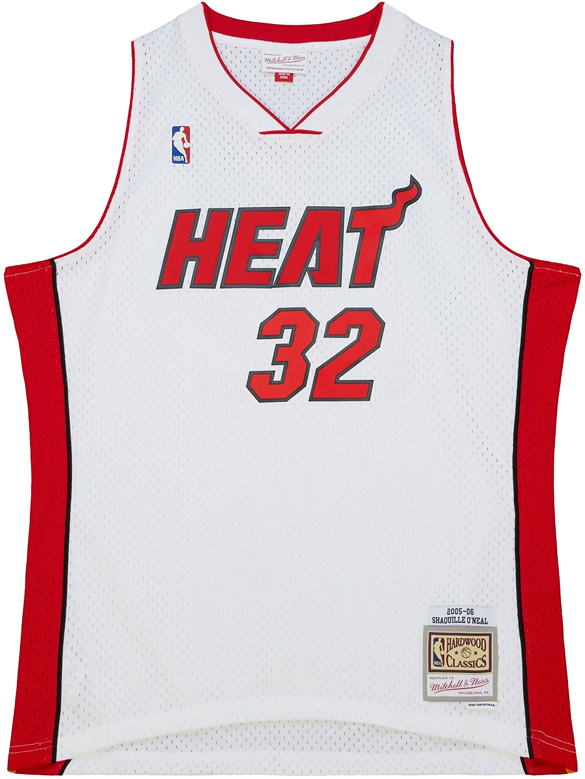 

Топ NBA Heat 2005 Shaquille ONeal Mitchell & Ness, белый