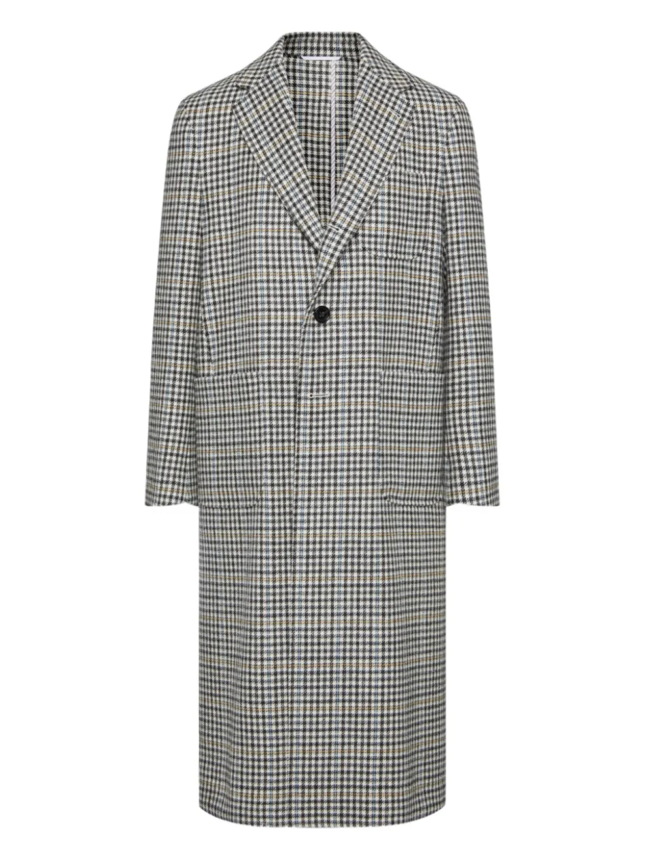 

Thom Browne пальто в клетку, черный