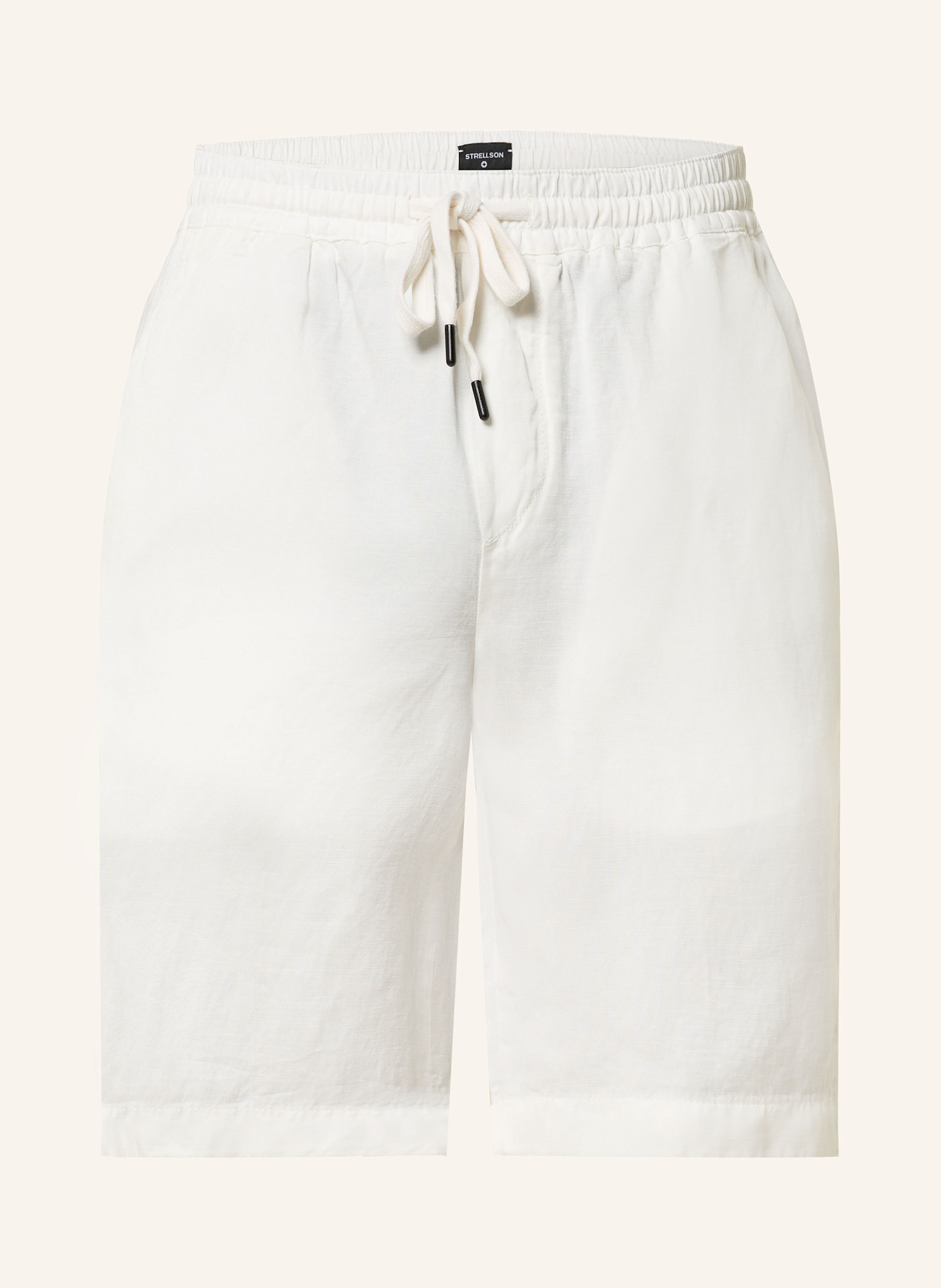 

Шорты кадзи свободного кроя с льном Strellson, белый