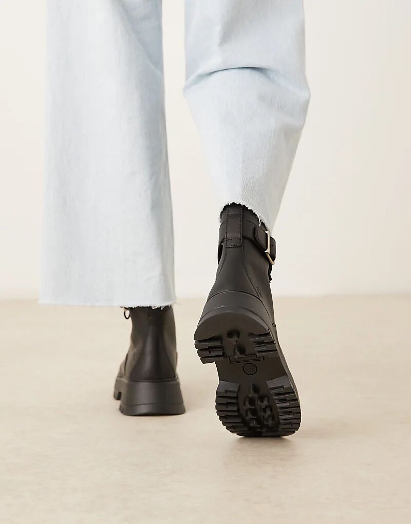 Ботинки Timberland Cora Valley на шнурках черного цвета — фото 4