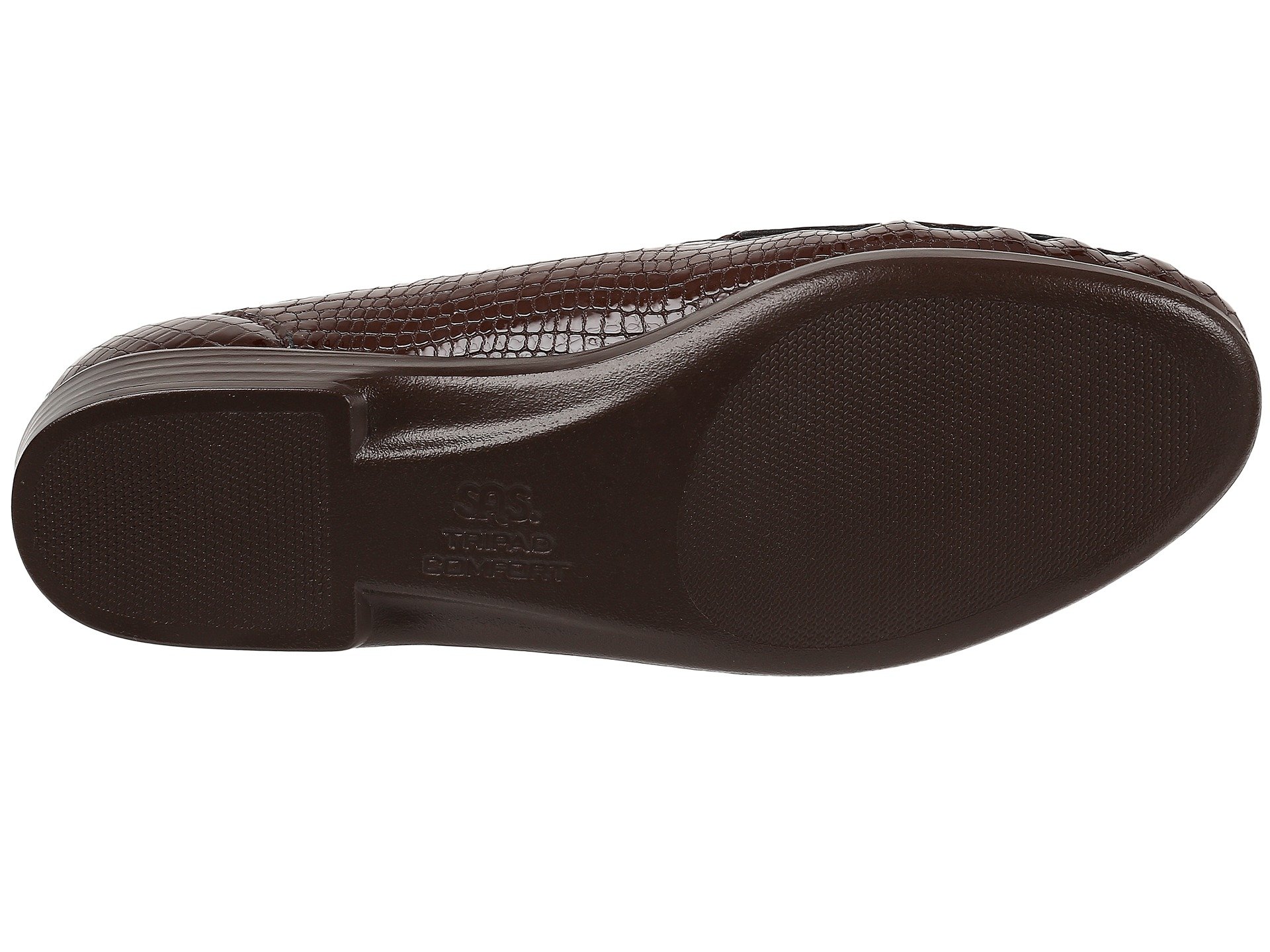 Лоферы SAS Simplify Comfort Loafer, Brown Croc — фото 3