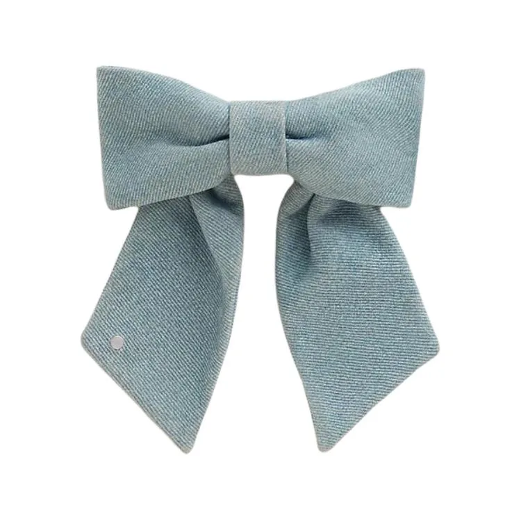 Suede Lambskin заколки для волос Women's Stone Washed HERMES, stone-washed color