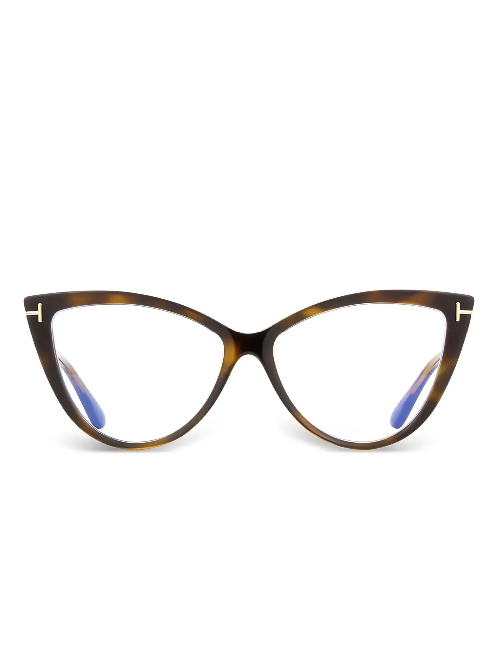 

Очки в оправе 'кошачий глаз' TOM FORD Eyewear, коричневый