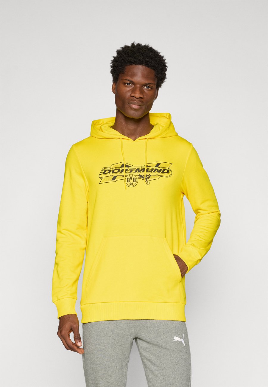 

Худи Puma BVB FTBLCULTURE HOODIE, Faster Yellow/Black/Yellow