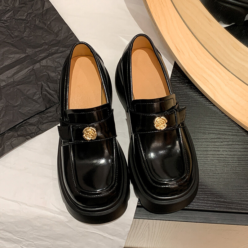 Лоферы AIQINISHA Loafers Women's, коричневый — фото 3