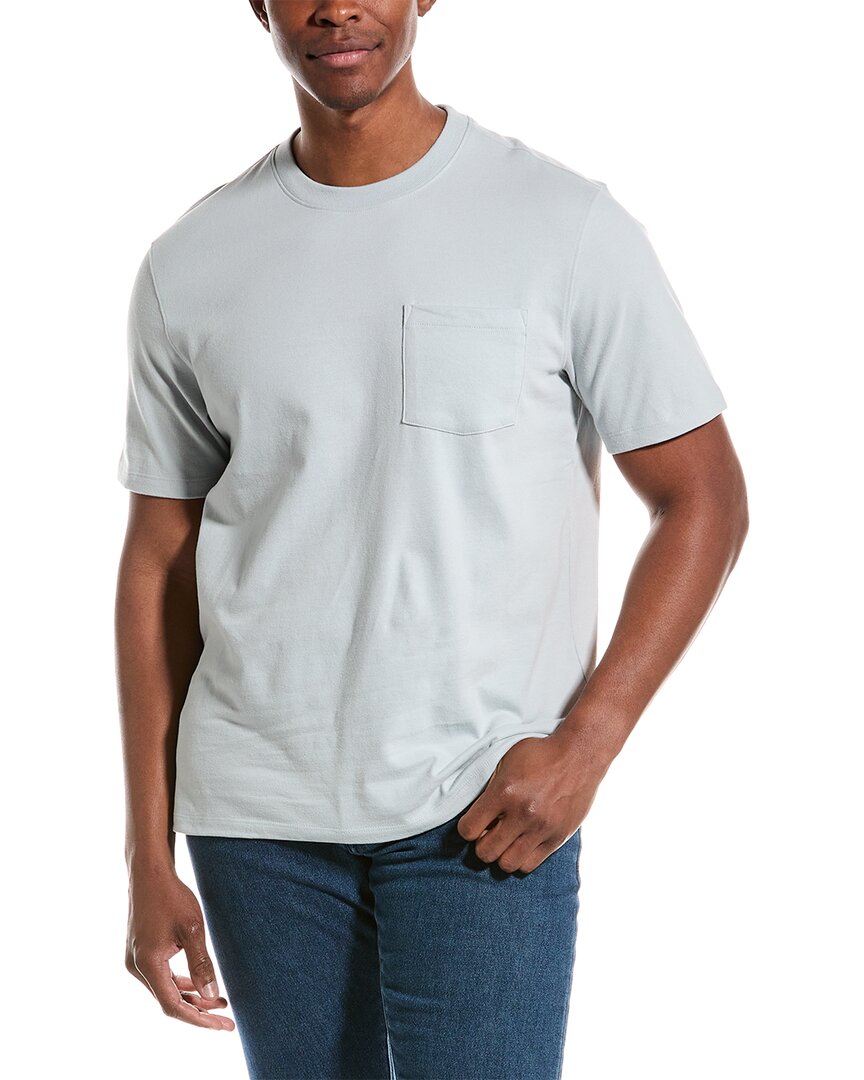

Футболка Vince Sueded Jersey с карманом, белый