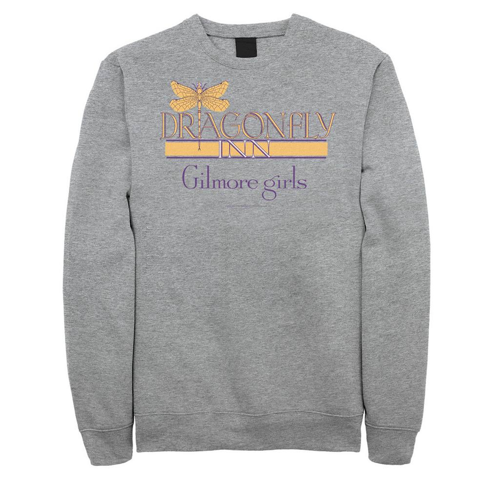 

Мужской свитшот с логотипом Gilmore Girls Dragonfly Inn Licensed Character, цвет Athletic Heather