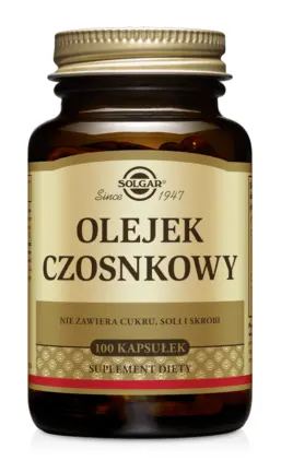 

Препарат, поддерживающий систему кровообращения Solgar Olejek Czosnkowy, 100 шт